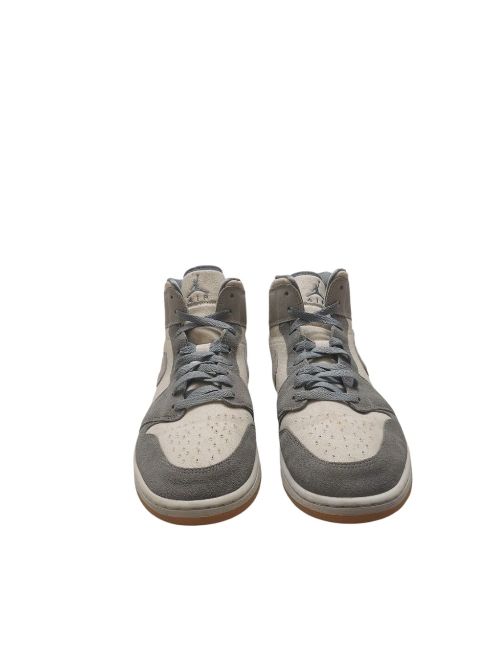 Nike Air Jordan 1 Mid SE Coconut Milk Particle Grey Men’s Size 14 Sneakers